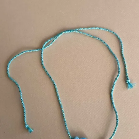 Blue Fish Charm Necklace N1771 - Picture 5 of 6